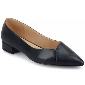 Женские туфли-лодочки Journee Carmin средней и широкой ширины, темно-синий