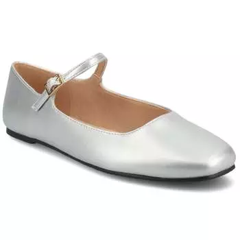 Женские туфли-лодочки Journee Carrie Dress Flats Journee Collection, серебряный