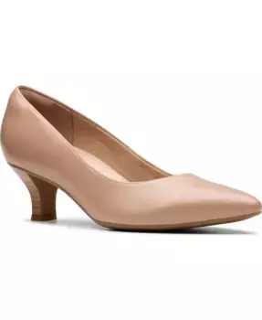 Женские туфли-лодочки Kepley Vine Clarks, коричневый/бежевый