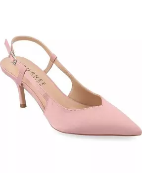 Женские туфли-лодочки Knightly с открытой пяткой Journee Collection, розовый