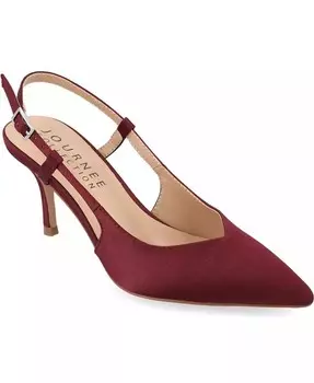 Женские туфли-лодочки Knightly с открытой пяткой Journee Collection, фиолетовый