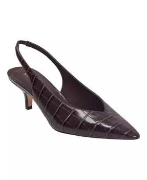 Женские туфли-лодочки Labela на каблуке-рюмочке Marc Fisher, коричневый