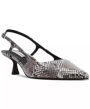 Женские туфли-лодочки Legaci-R на каблуке-рюмке с открытой пяткой Steve Madden, коричневый