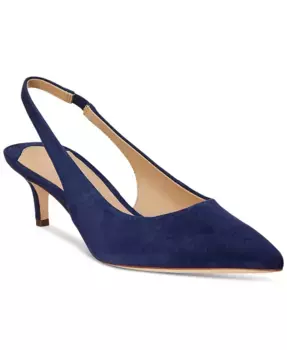 Женские туфли-лодочки Lolah с острым носком и пяткой на пятке Lauren Ralph Lauren, синий