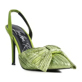 Женские туфли-лодочки London Rag Kiki с открытой пяткой, зеленый