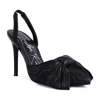 Женские туфли-лодочки London Rag Kiki с открытой пяткой, черный