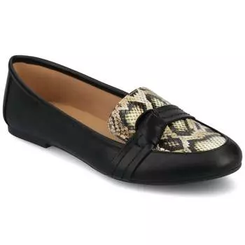 Женские туфли-лодочки Marci с широкими бретелями Journee Journee Collection, цвет snake