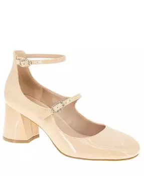 Женские туфли-лодочки Mary Jane на блочном каблуке Maxanna с ремешками BCBGeneration, бежевый