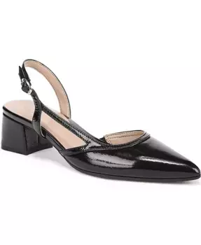 Женские туфли-лодочки Mila с острым носом на ремешке Naturalizer, черный