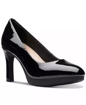 Женские туфли-лодочки на платформе на высоком каблуке Abyr 2 Braley Clarks, черный