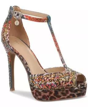 Женские туфли-лодочки на платформе с Т-образным ремешком и украшением Chacey Thalia Sodi, розовый