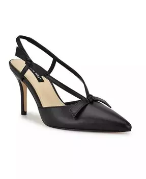 Женские туфли-лодочки на пятке на шпильке Ruze Nine West, черный