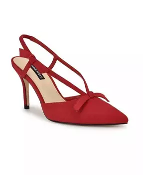 Женские туфли-лодочки на пятке на шпильке Ruze Nine West, красный