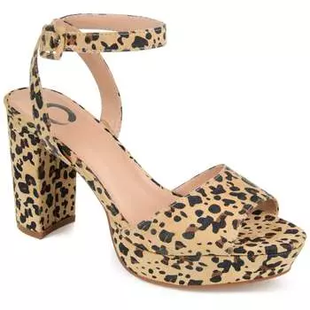 Женские туфли-лодочки Nairri широкой ширины из коллекции Journee, цвет leopard