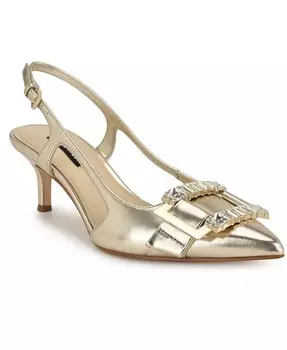 Женские туфли-лодочки Neeri с острым носком Nine West, золотой