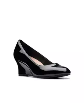 Женские туфли-лодочки Olivette с культивированным жемчугом Clarks, черный
