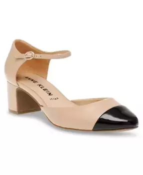 Женские туфли-лодочки Pearle на квадратном каблуке Anne Klein, черный