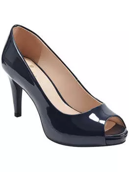 Женские туфли-лодочки Rainaa из искусственной кожи со змеиным принтом Bandolino, темно-синий