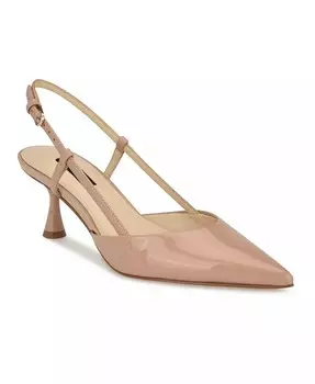 Женские туфли-лодочки Rhonda с острым носком на зауженном каблуке Nine West, белый