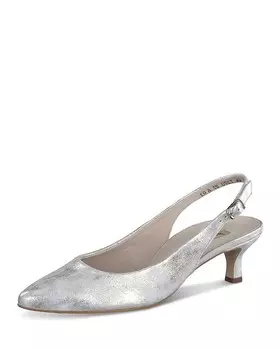 Женские туфли-лодочки Rio с острым носком на каблуке-рюмочке с ремешком на пятке Paul Green