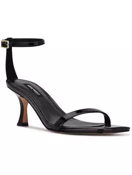 Женские туфли-лодочки RIPE3 с открытым носком и ремешком на щиколотке Nine West, черный