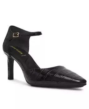 Женские туфли-лодочки Rosalind с ремешком на щиколотке Anne Klein, черный