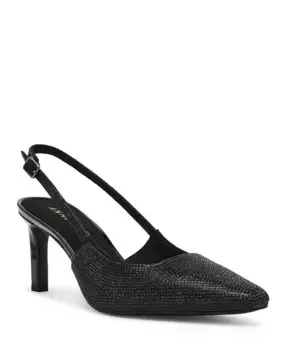 Женские туфли-лодочки Rosel Snip Toe на ремешке Anne Klein, черный
