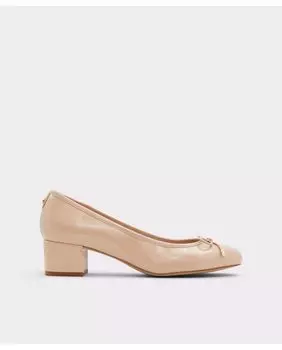 Женские туфли-лодочки с круглым носком на блочном каблуке Aldo, бежевый