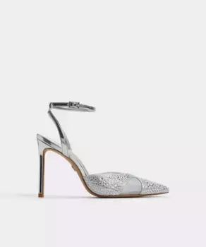 Женские туфли-лодочки с острым носком Aldo, серебряный