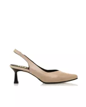 Женские туфли-лодочки с открытой пяткой Mustang, цвет Natural