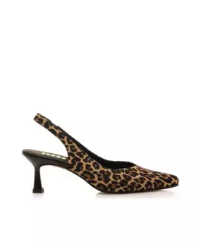 Женские туфли-лодочки с открытой пяткой Mustang, темно-коричневый