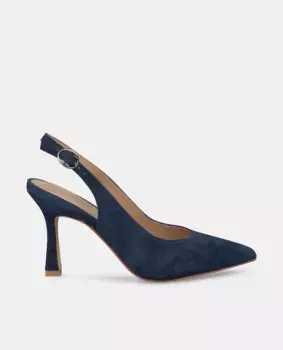 Женские туфли-лодочки с застежкой-пряжкой и острым носком Alma en Pena, синий