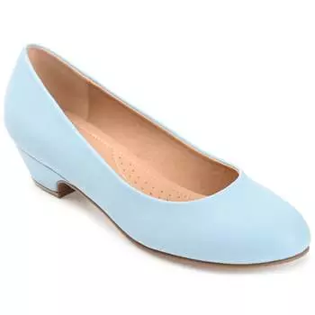 Женские туфли-лодочки Saar Comfort Wide из коллекции Journee, светло-голубой