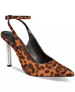 Женские туфли-лодочки Saraphina с декором на каблуке и ремешком вокруг щиколотки AAJ By Aminah, мультиколор