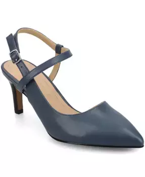Женские туфли-лодочки Scipio с острым носком Journee Collection, синий