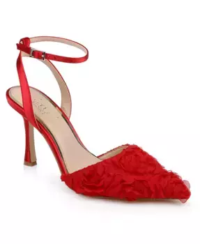 Женские туфли-лодочки Shannon Stiletto Jewel Badgley Mischka, красный