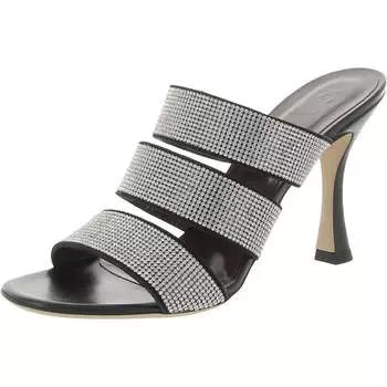 Женские туфли-лодочки Sonny со стразами STAUD, цвет black/rhinestone