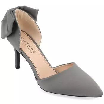 Женские туфли-лодочки Tanzi Journee Collection, серебро