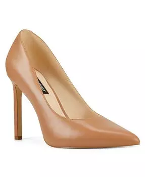 Женские туфли-лодочки Tatiana на шпильке с острым носком Nine West, цвет Light Tan Leather