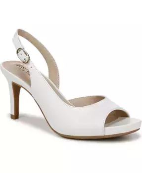 Женские туфли-лодочки Teller 2 с открытым носком и ремешком на щиколотке LifeStride, белый