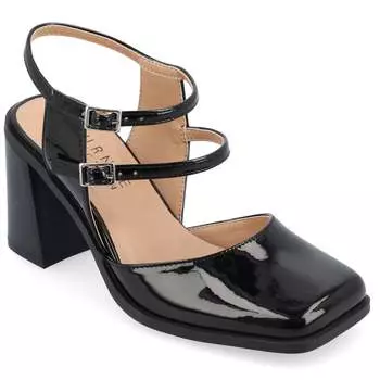 Женские туфли-лодочки Tru Comfort Foam Caisey из коллекции Journee, цвет patent/black