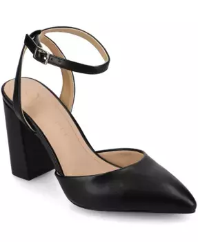 Женские туфли-лодочки Tyyra с острым носом Journee Collection, черный