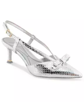 Женские туфли-лодочки Umayra с острым носком Kenneth Cole New York, серебряный