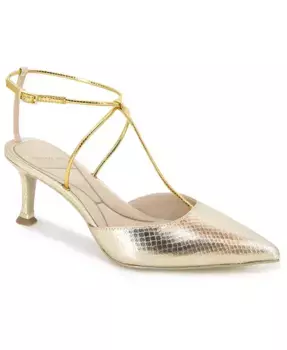 Женские туфли-лодочки Umi с Т-образным ремешком Kenneth Cole New York, золотой