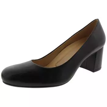 Женские туфли-лодочки Whitney с мягкой стелькой и круглым носком Naturalizer, черный