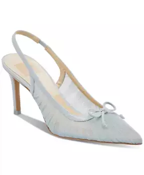 Женские туфли-лодочки Yela Tule Bow Slingback Dolce Vita, синий