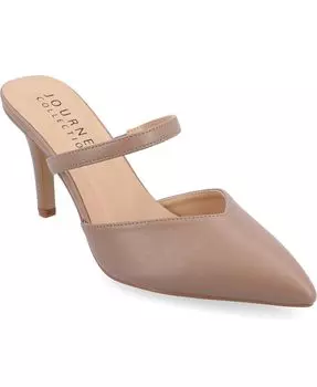 Женские туфли-лодочки Yvon Tru Comfort из пенопласта с острым носком Journee Collection, розовый