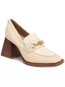 Женские туфли-лоферы Quincy с квадратным носком Sam Edelman, цвет eggshell/ivory leather