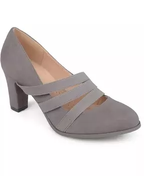 Женские туфли Loren на каблуках Journee Collection, серый