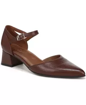 Женские туфли Maddox на блочном каблуке с ремешком на щиколотке Naturalizer, коричневый